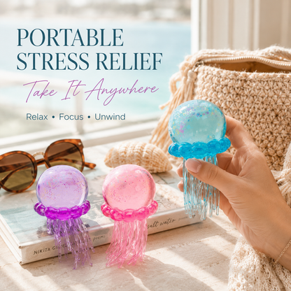 Cute Jellyfish Gel Squishy Fidget Toy